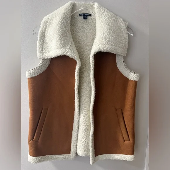 Saks Fifth Avenue Faux Suede Vest - Picture 1 of 3